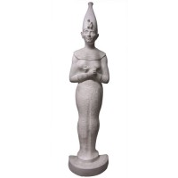Thin Egyptian 102in. Arms Crossed Fiberglass Resin Indoor/Outdoor Statue Thin Egyptian 102in. Arms Crossed Fiberglass Resin Indoor/Outdoor Statue