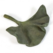 Ginko Leaf 11in. Wide Fiberglass Resin Indoor/Outdoor Garden Statue