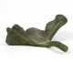 Ginko Leaf 11in. Wide Fiber Stone Resin Indoor/Outdoor Garden Statue -  - FS333346
