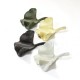 Ginko Leaf 11in. Wide Fiber Stone Resin Indoor/Outdoor Garden Statue -  - FS333346