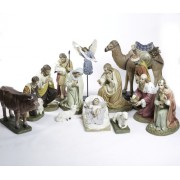 Nativity Set-24" H - Lightweight Fiberglass Resin Indoor/Outdoor Church Statuary