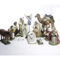 Nativity Set-24" H - Lightweight Fiberglass Resin Indoor/Outdoor Church Statuary