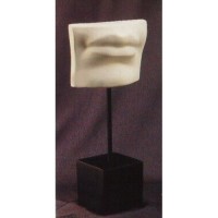 David Lip On Pole - Fiberglass Resin - Indoor/Outdoor Garden Statue