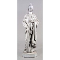 Saint Jude (For Garden) 36in. - Lightweight Fiberglass Resin - Outdoor Statue