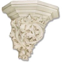 Saint Paldo Bracket 25in. Lightweight Fiberglass Resin Indoor/Outdoor Statue