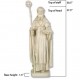 Saint Benedict 30in. High Fiberglass Indoor/Outdoor Statue -  - F7862