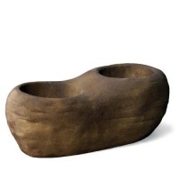 Primitive Planter Garden / Patio  Fiberglass Resin Indoor/Outdoor /Sculpture