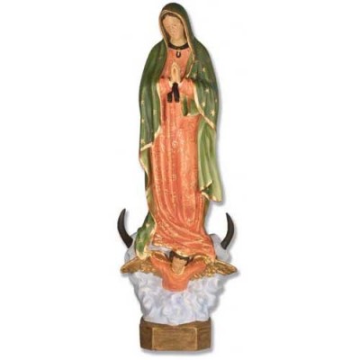Our Lady Of Guadalupe - 32 In. High - Fiberglass - Statue - - F9616RLC Our Lady Of Guadalupe - 32 In. High - Fiberglass - Statue - - F9616RLC