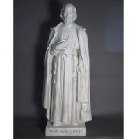 Father Marquette - Lightweight Fiberglass Resin - Indoor/Outdoor Statue/Sculpture