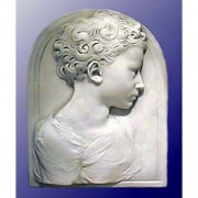 Saint John Baptist Plaque - Lightweight Fiberglass Resin - Indoor/Outdoor