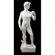 David Standing 81in. Fiberglass Resin Indoor/Outdoor Garden Statue
