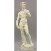 Standing David 31in. - Fiberglass Resin - Indoor/Outdoor Garden Statue
