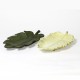 Palm Leaf Plate Fiber Stone Resin Indoor/Outdoor Statue/Sculpture -  - FS9135