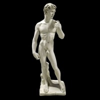 David Standing 44in. - Fiberglass Resin - Indoor/Outdoor Garden Statue