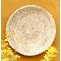 Plate Wheat 21in. Fiberglass Resin Indoor/Outdoor Garden