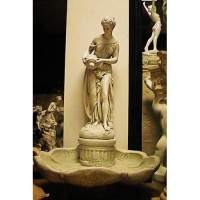 Adrienne / Italian Shell Fountain Fiberglass Resin Indoor/Outdoor Garden Statue Adrienne / Italian Shell Fountain Fiberglass Resin Indoor/Outdoor Garden Statue