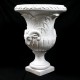 Ram Head Urn (2 Sides) 29in. High - Fiberglass - Outdoor Statue -  - F6176