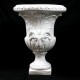 Ram Head Urn (2 Sides) 29in. High - Fiberglass - Outdoor Statue -  - F6176