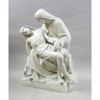 Pieta By Daprato 42" Realistic Colors - Fiberglass Resin Indoor/Outdoor Garden Statue