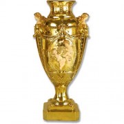 Cupid's Patio Urn - Fiberglass Resin 20in. Indoor/Outdoor /Sculpture