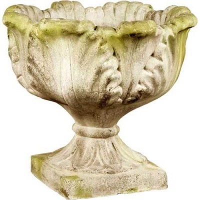 Acanthus Planter 17in. Fiberglass Indoor/Outdoor Garden -  - F8280