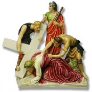 Jesus Falls The 2nd Time Station #7 - Lightweight Fiberglass Resin - Statue Jesus Falls The 2nd Time Station #7 - Lightweight Fiberglass Resin - Statue