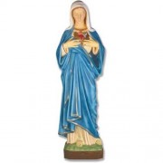 Mary Of The Seven Sorrows 49in. High - Lightweight Fiberglass Resin - Statue