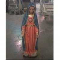 Mary With Sword - Lightweight Fiberglass Resin Indoor/Outdoor Church Statuary