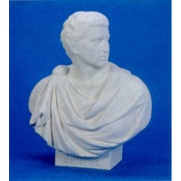 Brutus Robed Bust 33in. Fiberglass Resin Indoor/Outdoor Garden Statue