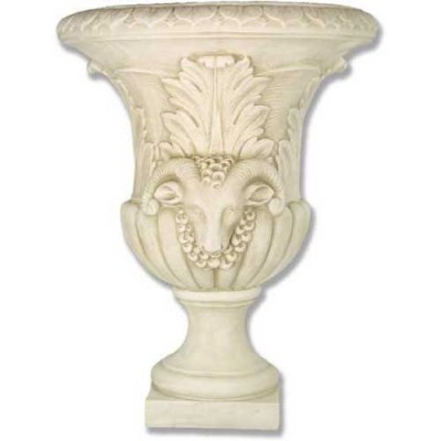 Ram Head Pot 36 Inch Fiberglass Indoor/Outdoor Statue/Sculpture -  - F7136