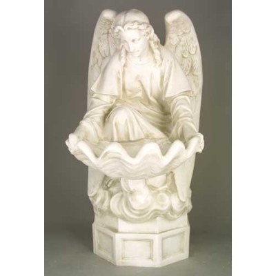 Fegana Angel - 32 Inch Fiberglass Indoor/Outdoor Garden Statue - - F7391 Fegana Angel - 32 Inch Fiberglass Indoor/Outdoor Garden Statue - - F7391