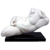 Nude Torso - Towney Marble Indoor/Outdoor Statue/Sculpture