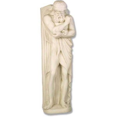 Atlante Right Fiberglass Indoor/Outdoor Garden Statue/Sculpture - - F7872 Atlante Right Fiberglass Indoor/Outdoor Garden Statue/Sculpture - - F7872