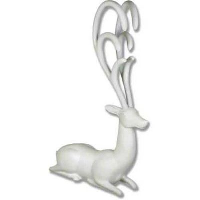 Fantasy Deer - Resting 64in. Fiberglass Indoor/Outdoor Statue - - F7083 Fantasy Deer - Resting 64in. Fiberglass Indoor/Outdoor Statue - - F7083