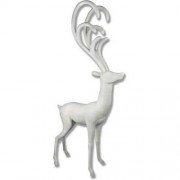 Fantasy Deer - Forward 87in. Lightweight Fiberglass Resin Indoor/Outdoor Statue