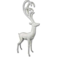 Fantasy Deer - Forward 87in. Lightweight Fiberglass Resin Indoor/Outdoor Statue