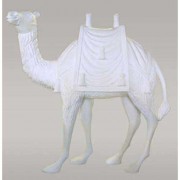 Camel Lifesize with Saddle 72in. - Lightweight Fiberglass Resin - Indoor/Outdoor Church Statuary