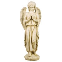 Afriel Angel 24in. - Lightweight Fiberglass Resin - Indoor/Outdoor Church Statuary