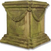 Alessa A Stand Pedestal Statue Display Base/Riser 22in. - Lightweight Fiberglass Resin