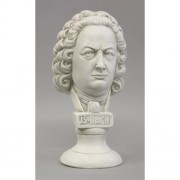 Bach Bust Small Fiberglass Resin Indoor/Outdoor Garden