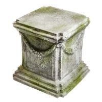 Alessa A Stand Pedestal Statue Display Base/Riser 22in. - Fiberglass