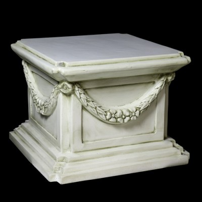 Alessa B Pedestal 16in. Fiberglass Indoor/Outdoor Garden -  - F8215