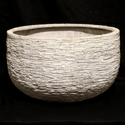 Harden Pot Large 13in. A Fiber Stone Resin Indoor/Outdoor Statue - - FS62048A Harden Pot Large 13in. A Fiber Stone Resin Indoor/Outdoor Statue - - FS62048A