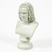 Bach Bust Medium 17in. Fiberglass Resin Indoor/Outdoor Garden Statue