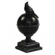 Cardinal Finial Fiberglass Resin Indoor/Outdoor Garden Statue