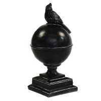 Cardinal Finial Fiberglass Resin Indoor/Outdoor Garden Statue