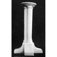 Spinning Stand Pedestal Statue Display Base/Riser - Lightweight Fiberglass Resin