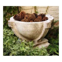 Round Prarie Pot 17in. - Fiberglass Resin - Indoor/Outdoor
