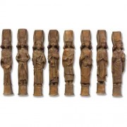 Church Angels Set Of 8 - Lightweight Fiberglass Resin - Indoor/Outdoor Statue