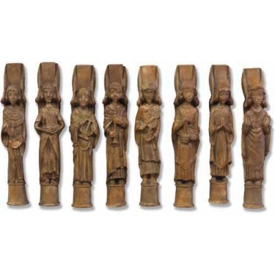 Church Angels Set Of 8 - Fiberglass - Indoor/Outdoor Statue -  - HT1199S